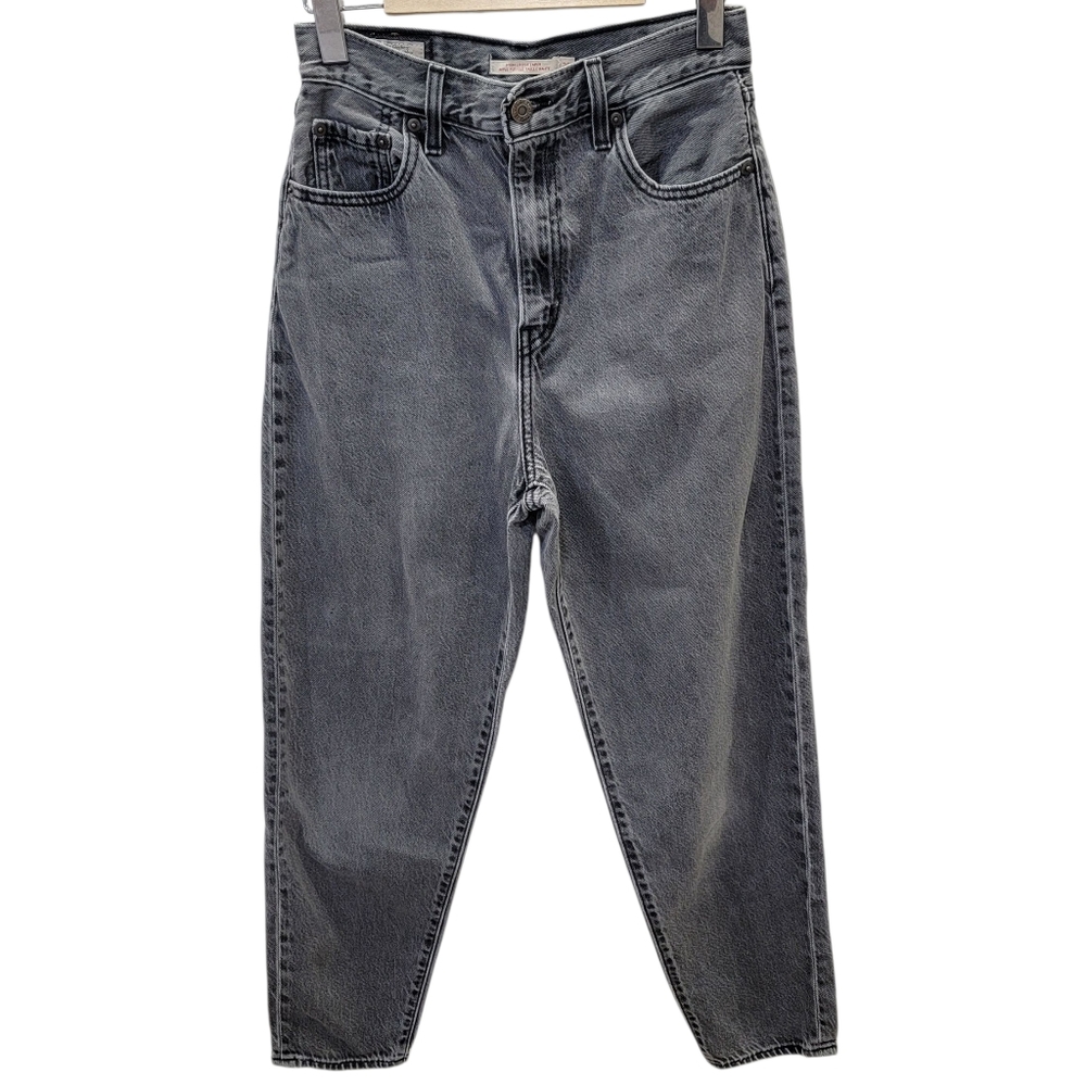 Levi’s High Loose Taper Jeans Black Grey Relaxed Fit Women’s W26 - Picture 6 of 17